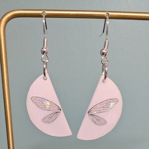 Holographic Butterfly Wings Design Earrings
